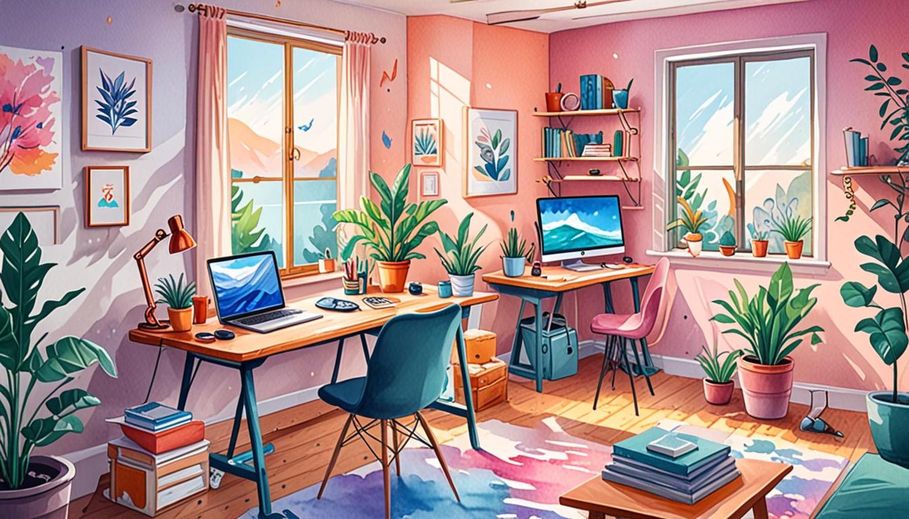 Streamlined Spaces for Remote Work: Enhancing Focus and Efficiency